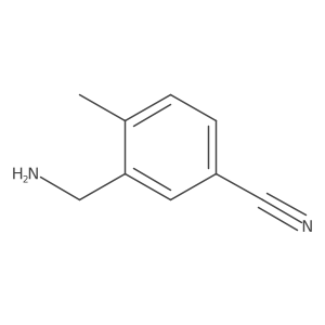 5-Cyano-2-methylbenzylamine结构式
