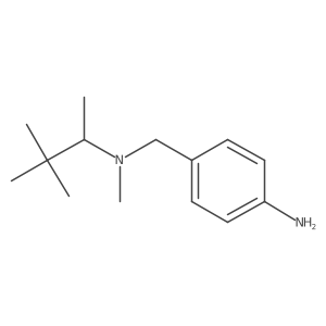 4-{[(3,3-Dimethylbutan-2-yl)(methyl)amino]methyl}aniline Structure