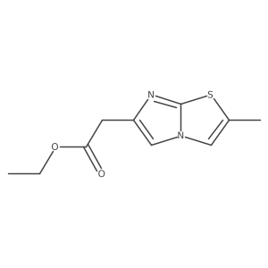 Ethyl 2-(2-methylimidazo[2,1-b]thiazol-6-yl)acetate Structure
