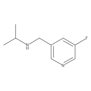 [(5-Fluoropyridin-3-yl)methyl](propan-2-yl)amine Structure