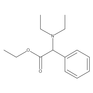 Ethyl 2-[bis(1,1,2,2,2-pentadeuterioethyl)amino]-2-phenylacetate结构式