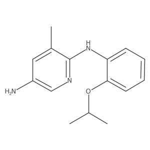 2,5-Pyridinediamine, 3-methyl-N2-[2-(1-methylethoxy)phenyl]-结构式