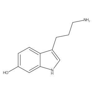 3-(3-aminopropyl)-1H-indol-6-ol结构式