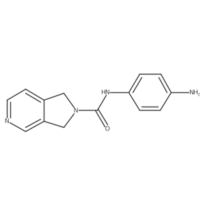 N-(4-aminophenyl)-1,3-dihydro-2h-pyrrolo[3,4-c]pyridine-2-carboxamide Structure