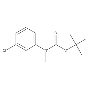 Tert-butyl N-(3-chlorophenyl)-N-methylcarbamate Structure