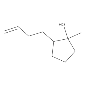 (1R,2S)-2-(But-3-en-1-yl)-1-methylcyclopentanol Structure