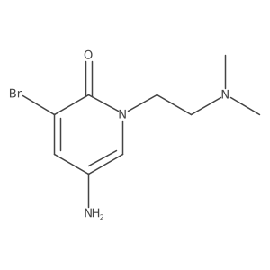 5-Amino-3-bromo-1-[2-(dimethylamino)ethyl]-1,2-dihydropyridin-2-one Structure