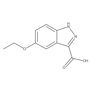 5-Ethoxy-1H-indazole-3-carboxylicacid结构式