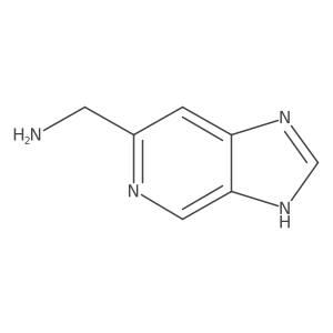 (1H-Imidazo[4,5-c]pyridin-6-yl)methanamine结构式