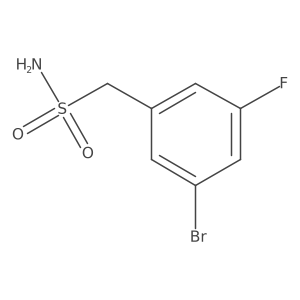 (3-Bromo-5-fluorophenyl)methanesulfonamide结构式
