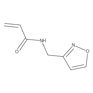 N-[(1,2-oxazol-3-yl)methyl]prop-2-enamide结构式
