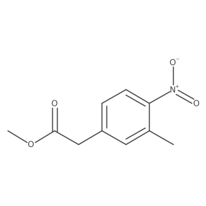Methyl 2-(3-methyl-4-nitrophenyl)acetate Structure