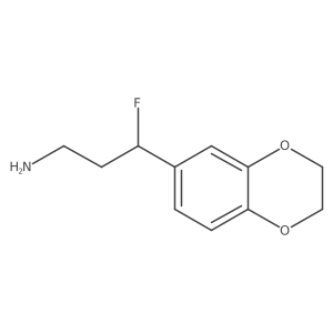 3-(2,3-Dihydro-1,4-benzodioxin-6-yl)-3-fluoropropan-1-amine Structure