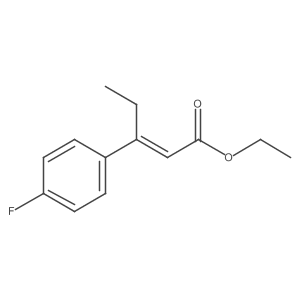 ethyl (2Z)-3-(4-fluorophenyl)pent-2-enoate Structure