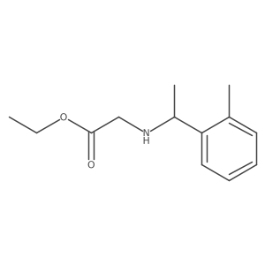 N-(Ethoxycarbonylmethyl)-1-(2'-Methylphenyl)Ethylamine Structure