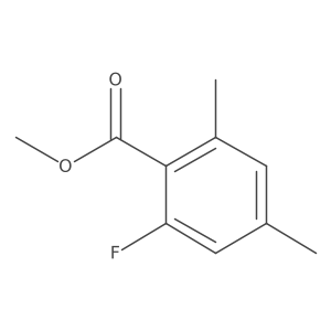 Methyl 2,4-dimethyl-6-fluorobenzoate结构式