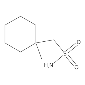 (1-Methylcyclohexyl)methanesulfonamide结构式