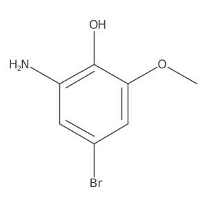 2-Amino-4-bromo-6-methoxyphenol Structure
