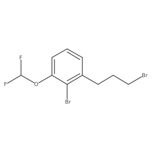 2-Bromo-1-(3-bromopropyl)-3-(difluoromethoxy)benzene Structure