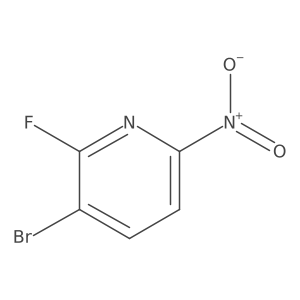 3-Bromo-2-fluoro-6-nitropyridine Structure