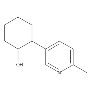 (1S,2S)-2-(6-methylpyridin-3-yl)cyclohexan-1-ol Structure