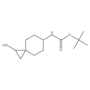 tert-Butyl (1-aminospiro[2.5]octan-6-yl)carbamate Structure