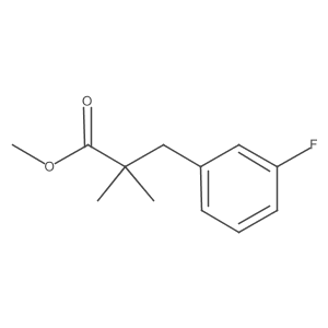 Methyl 3-(3-fluorophenyl)-2,2-dimethylpropanoate Structure