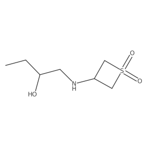 3-((2-Hydroxybutyl)amino)thietane1,1-dioxide结构式