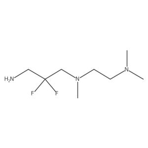 {2-[(3-Amino-2,2-difluoropropyl)(methyl)amino]ethyl}dimethylamine结构式