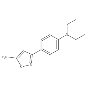 3-[4-(Diethylamino)phenyl]-1,2-oxazol-5-amine Structure