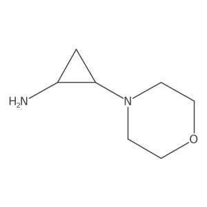 (1R,2R)-2-Morpholinocyclopropan-1-amine结构式
