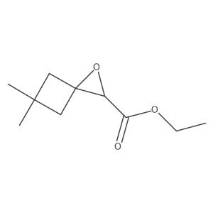 Ethyl 5,5-dimethyl-1-oxaspiro[2.3]hexane-2-carboxylate结构式