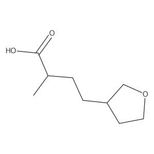 2-Methyl-4-(oxolan-3-yl)butanoic acid Structure