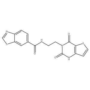 N-(2-(2,4-dioxo-1,2-dihydrothieno[3,2-d]pyrimidin-3(4H)-yl)ethyl)benzo[d]thiazole-6-carboxamide Structure