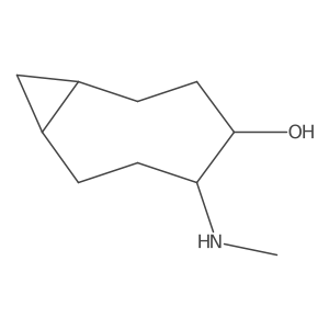 5-(Methylamino)bicyclo[6.1.0]nonan-4-ol Structure