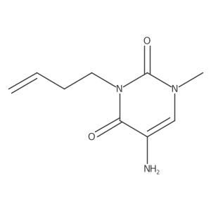 5-Amino-3-(but-3-en-1-yl)-1-methyl-1,2,3,4-tetrahydropyrimidine-2,4-dione结构式