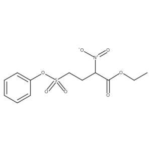 Ethyl 2-nitro-4-(phenoxysulfonyl)butanoate Structure