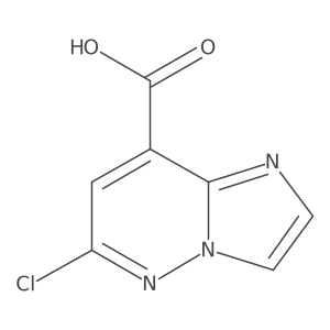 6-Chloroimidazo[1,2-b]pyridazine-8-carboxylic acid Structure