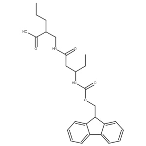 2-{[(3S)-3-({[(9H-fluoren-9-yl)methoxy]carbonyl}amino)pentanamido]methyl}pentanoic acid Structure