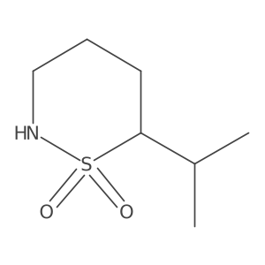 6-Isopropyl-1,2-thiazinane 1,1-dioxide结构式