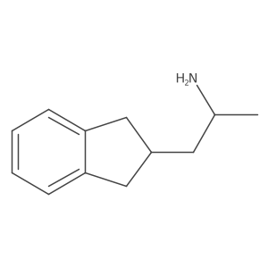 (2S)-1-(2,3-dihydro-1H-inden-2-yl)propan-2-amine结构式