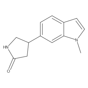 4-(1-methyl-1H-indol-6-yl)pyrrolidin-2-one Structure