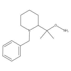 O-[2-(1-benzylpiperidin-2-yl)propan-2-yl]hydroxylamine Structure