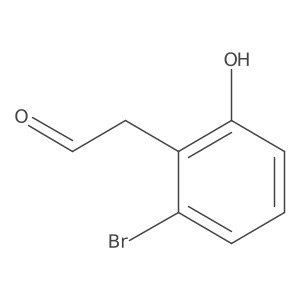 2-(2-Bromo-6-hydroxyphenyl)acetaldehyde结构式