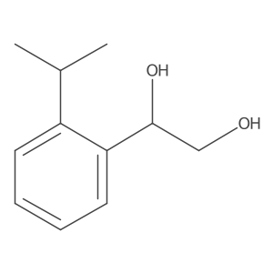 1-[2-(Propan-2-yl)phenyl]ethane-1,2-diol Structure