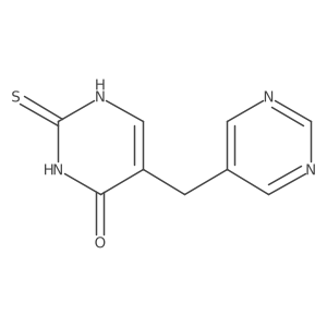 5-(Pyrimid-5-ylmethyl)-2-thiouracil结构式