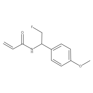 N-[2-fluoro-1-(4-methoxyphenyl)ethyl]prop-2-enamide Structure