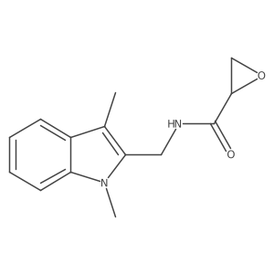 N-[(1,3-dimethyl-1H-indol-2-yl)methyl]oxirane-2-carboxamide Structure