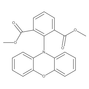 Dimethyl 2-(10H-phenoxazin-10-yl)isophthalate结构式