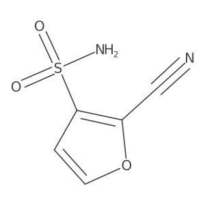 2-Cyanofuran-3-sulfonamide结构式